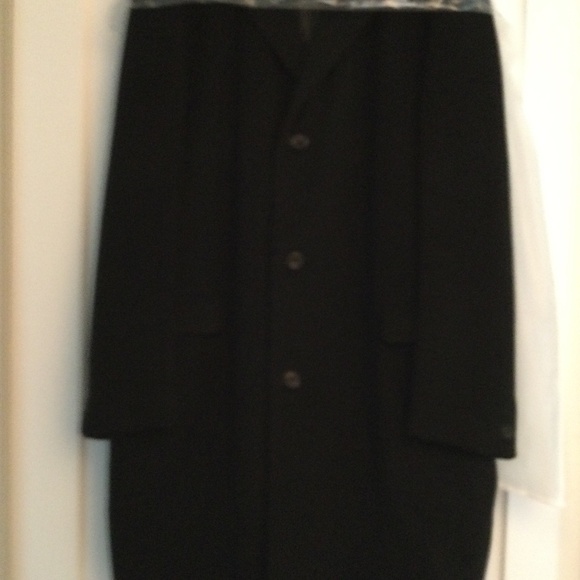 Finest Quality From Scotland BLACK  Crombie Coat - Picture 6 of 13